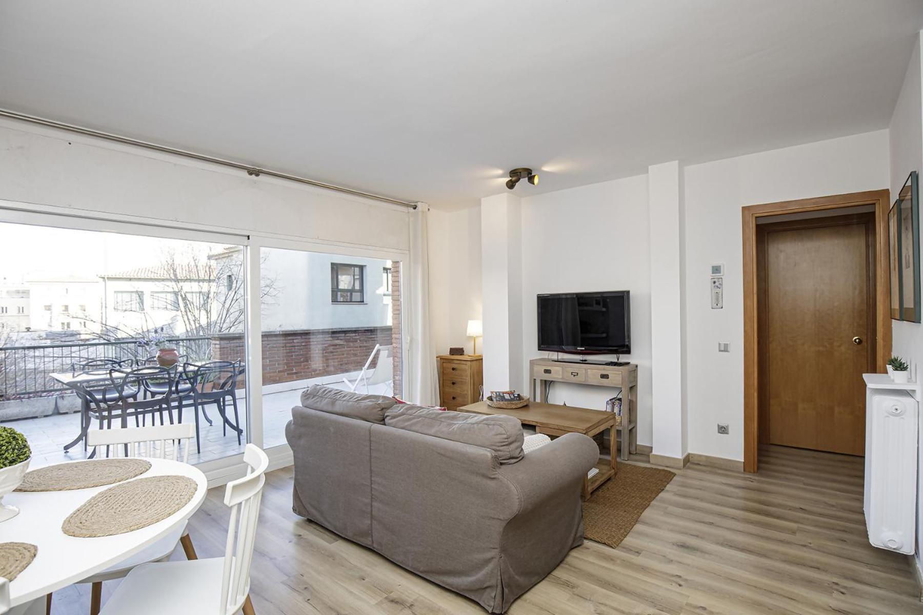 Apartamento Con Gran Terraza En Girona Eksteriør bilde