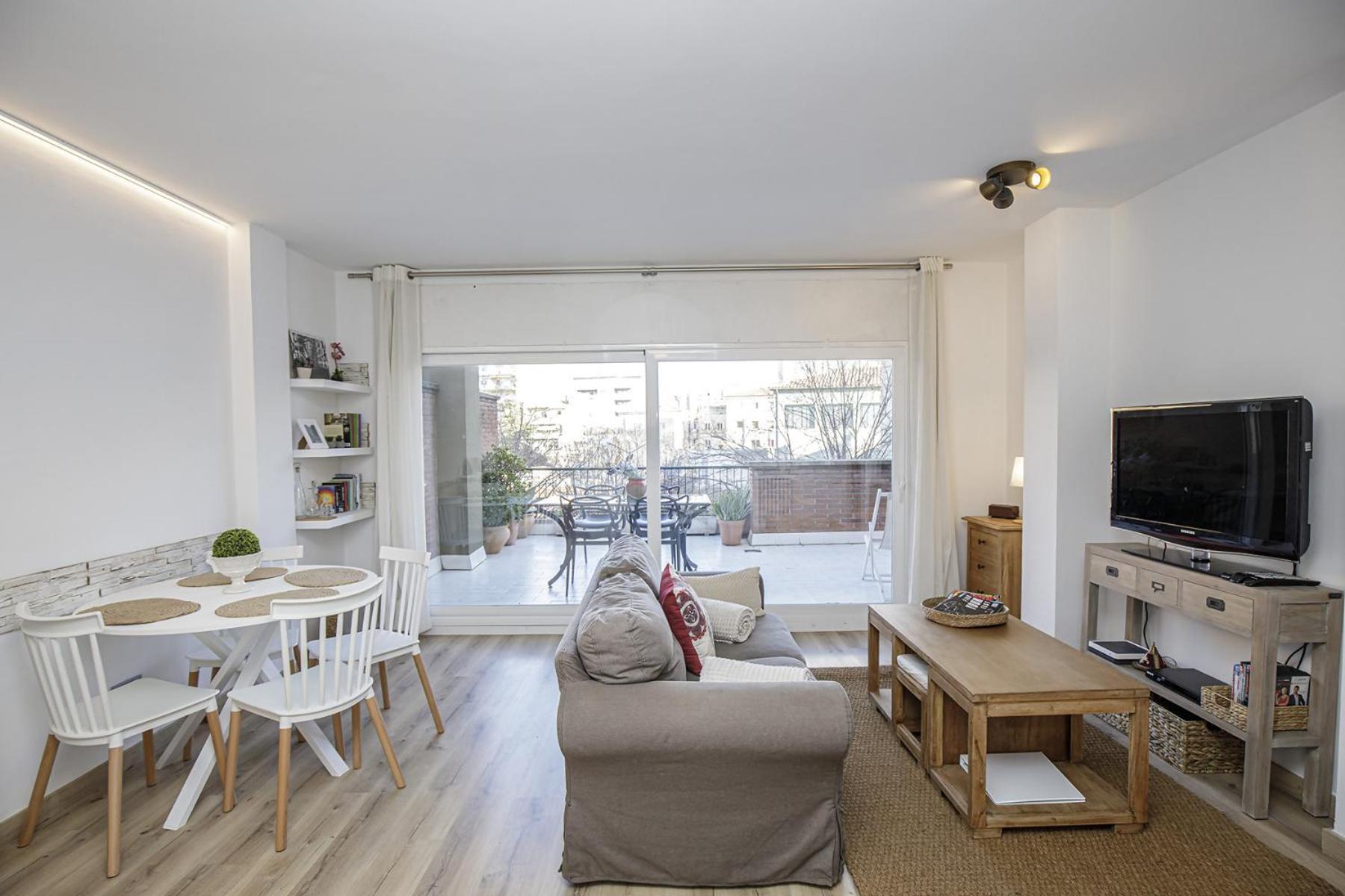 Apartamento Con Gran Terraza En Girona Eksteriør bilde